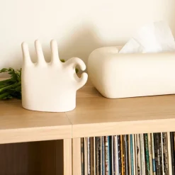 Fabrique de Styles Petits Objets Déco>Déco main en grès écru - Organic Ecru