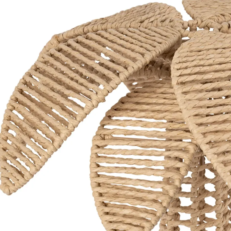 Fabrique de Styles Petits Objets Déco>Déco petit palmier en corde et fer h35cm - Palma Naturel