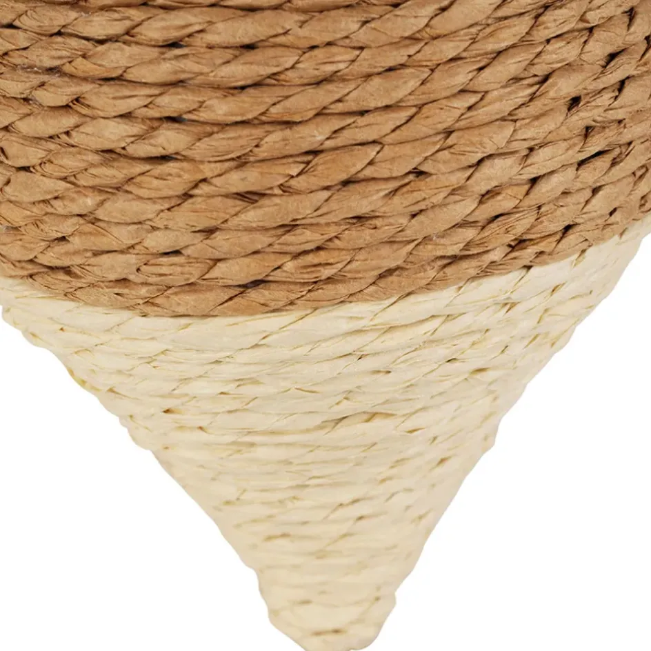 Fabrique de Styles Déco>Déco radis en corde brun et beige - P'tit légume Brun, Beige