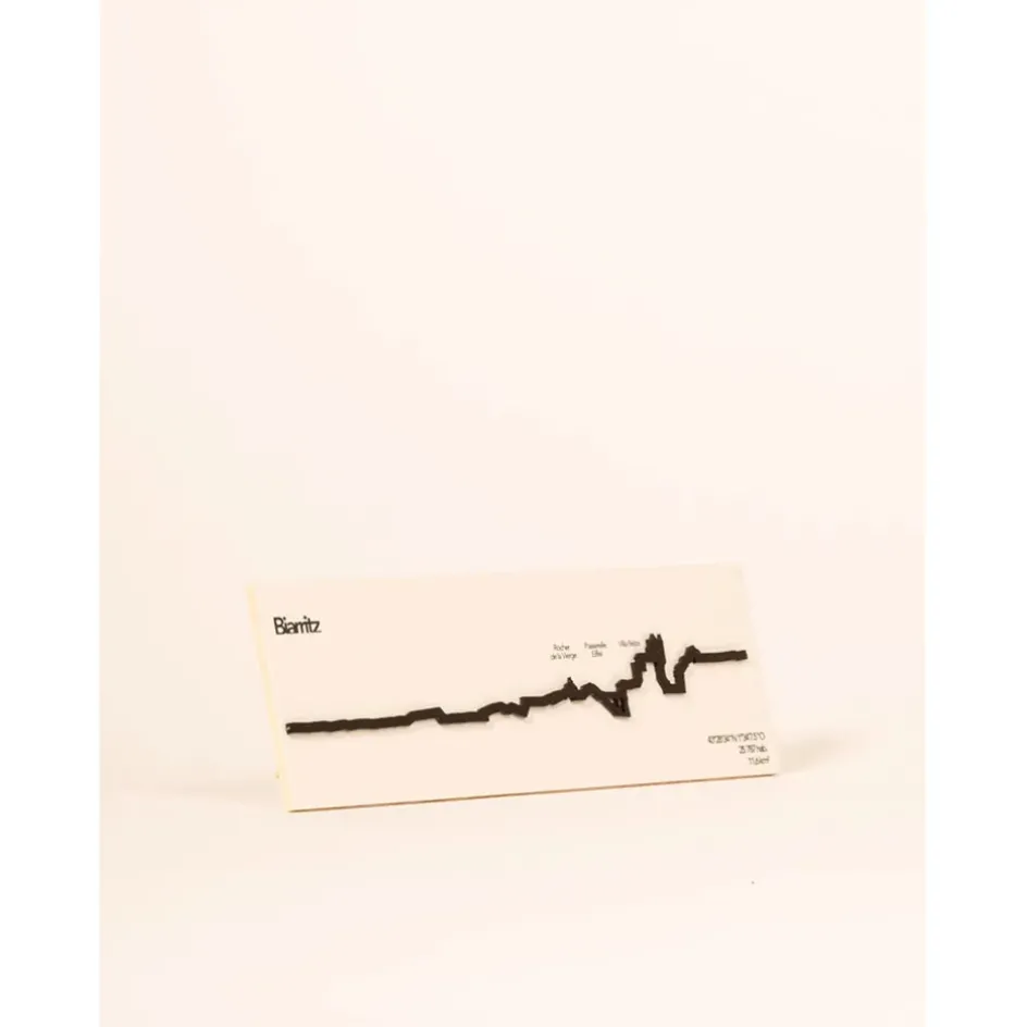 Fabrique de Styles Déco À Suspendre Et Adhésive>Décoration murale ligne biarritz 50cm Noir