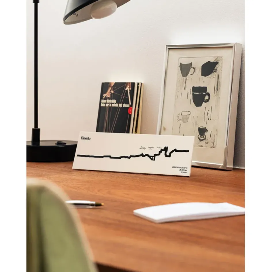 Fabrique de Styles Déco À Suspendre Et Adhésive>Décoration murale ligne biarritz 50cm Noir