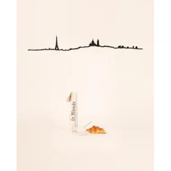 Fabrique de Styles Déco À Suspendre Et Adhésive>Décoration murale ligne Paris 50cm Noir