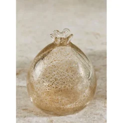 Fabrique de Styles Petits Objets Déco>Deco grenade en verre - Grenadier Doré