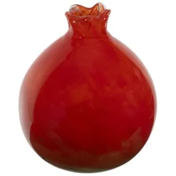 Fabrique de Styles Petits Objets Déco>Deco grenade en verre rouge et vert - Grenadier Rouge+vert