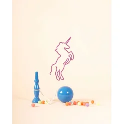 Fabrique de Styles Déco>Deco murale en acier 30x15cm - Licorne Doré