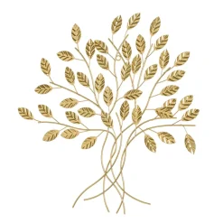 Fabrique de Styles Déco À Suspendre Et Adhésive>Decoration murale branchage metal (44x46cm) Doré