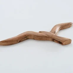 Fabrique de Styles Déco À Suspendre Et Adhésive>Decoration murale mouette en manguier 46x16cm Naturel