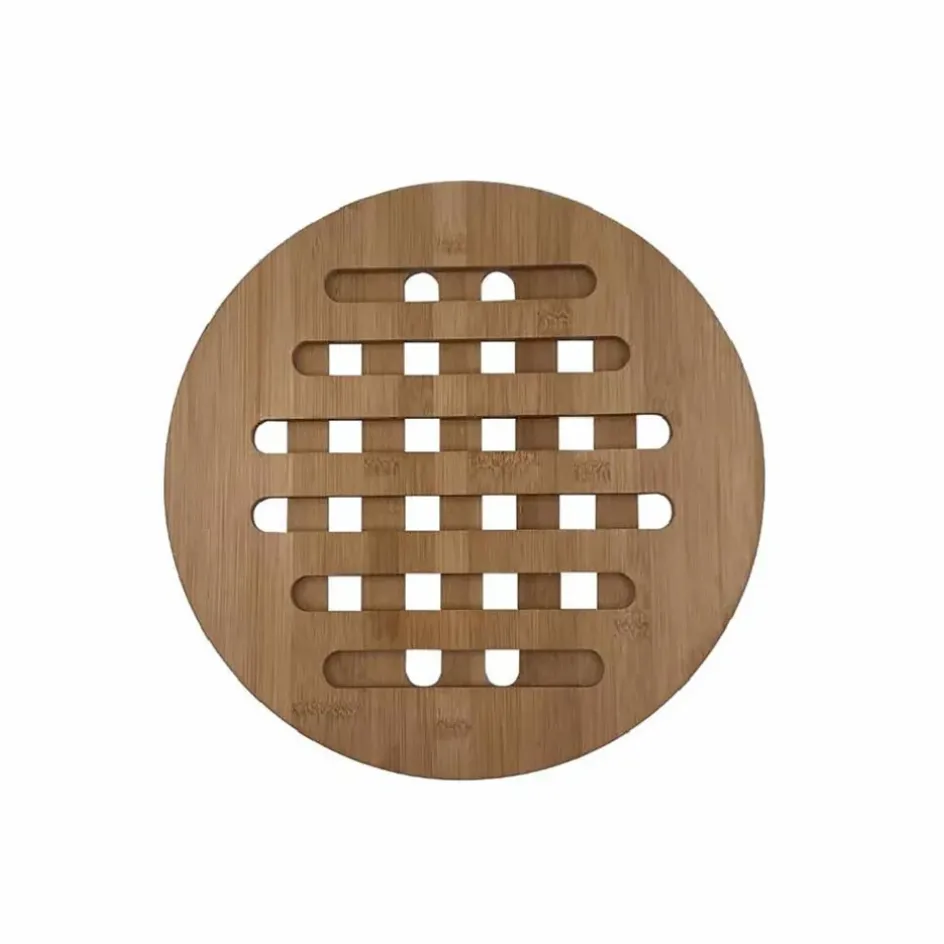 Fabrique de Styles Accessoires De Table>Dessous de plat en bambou - Guimauve Rose