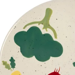 Fabrique de Styles Accessoires De Table>Dessous de plat en grès d20cm - P'tit Légume Multicolore
