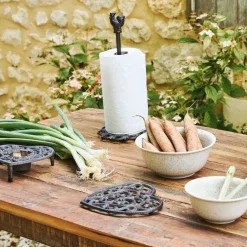 Fabrique de Styles Ustensibles De Cuisine>Devidoir essuie-tout en fer - campagne Brun