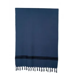 Fabrique de Styles Draps De Plage Et Foutas>Drap de plage uni 90x180cm - Tuitti Encre