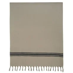 Fabrique de Styles Draps De Plage Et Foutas>Drap plage en coton 90x180cm - Tuitti Kaki