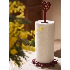 Fabrique de Styles Ustensibles De Cuisine>Dévidoir en fonte - Rhodonea Rouge