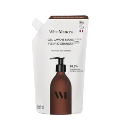 Fabrique de Styles Savon Liquide>Eco-recharge gel lavant mains - fleur d'oranger 580 ml Blanc