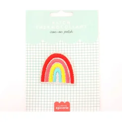 Fabrique de Styles Accessoires Mode>Ecusson thermocollant à  paillettes - Arc-En-Ciel Multicolore