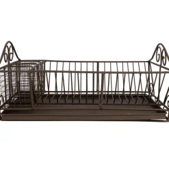 Fabrique de Styles Petits Rangements>Egouttoir 4 casiers en fer - campagne Naturel