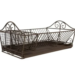 Fabrique de Styles Petits Rangements>Egouttoir 4 casiers en fer - campagne Naturel