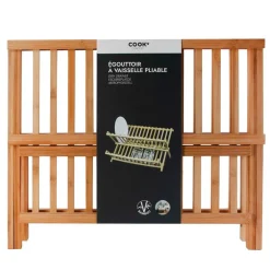 Fabrique de Styles Petits Rangements>Egouttoir à vaisselle en bambou Bois