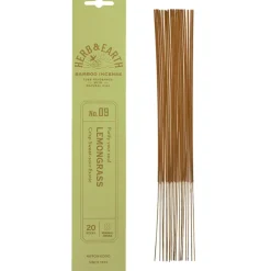 Fabrique de Styles Encens>Encens citronnelle - Herb & Earth Vert