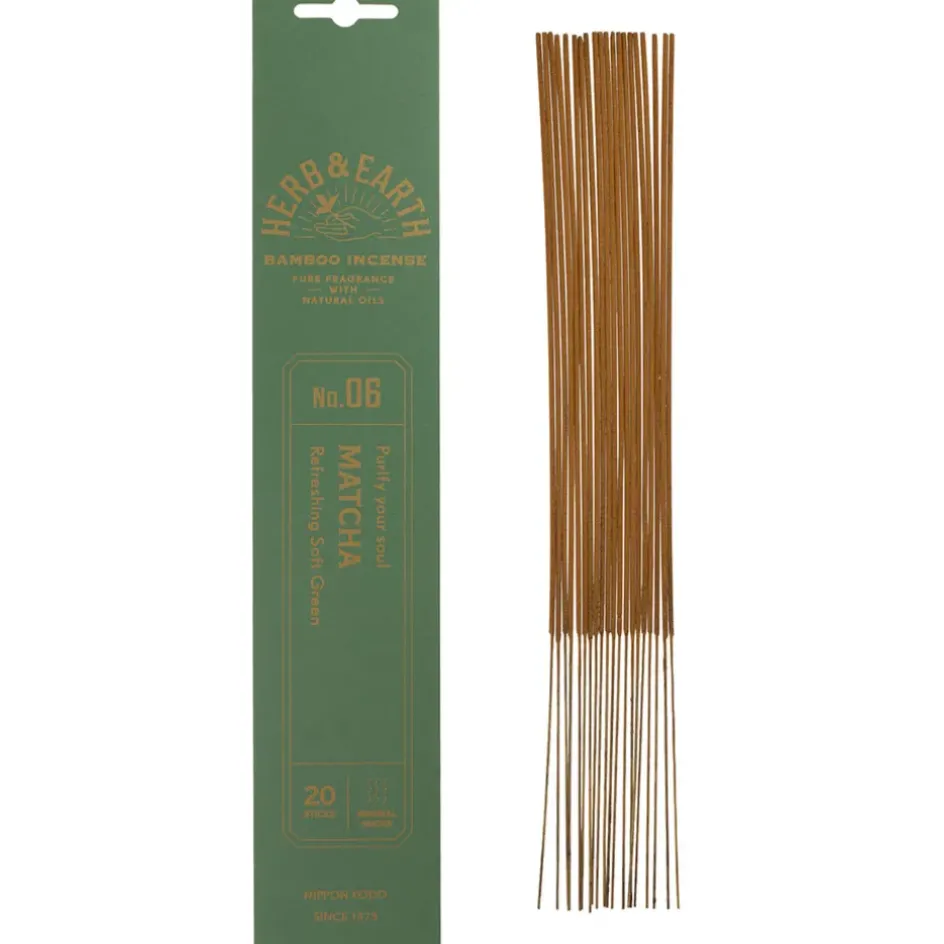 Fabrique de Styles Encens>Encens matcha - Herb & Earth Vert