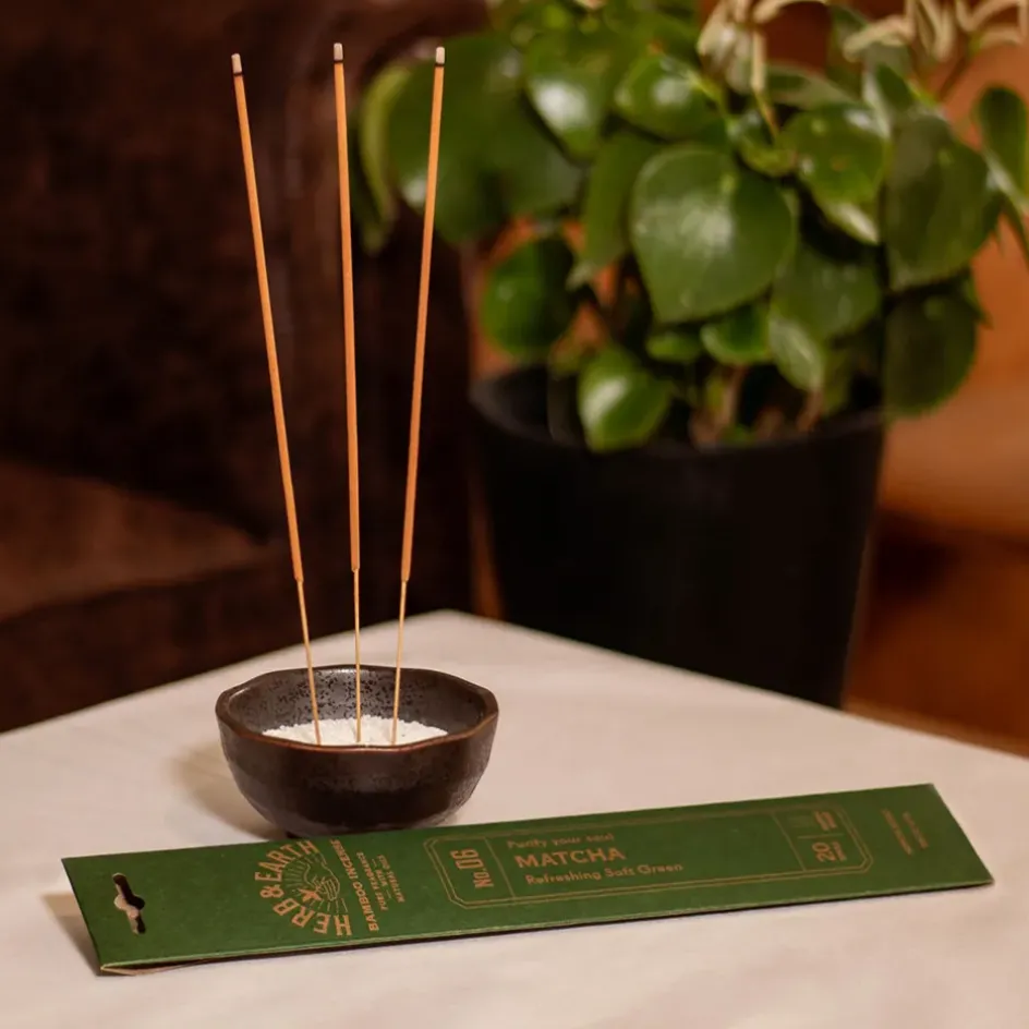 Fabrique de Styles Encens>Encens matcha - Herb & Earth Vert