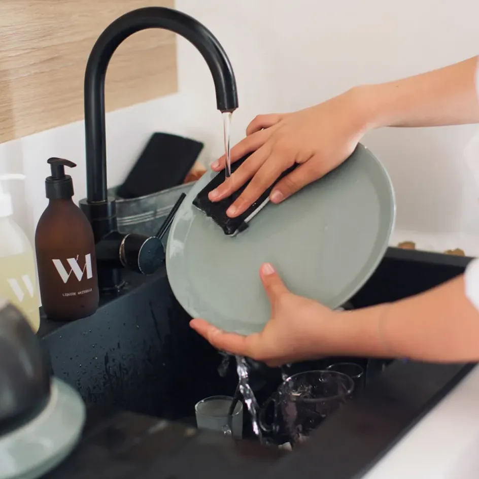 Fabrique de Styles Éponges Et Chiffons>Eponge lavable Anthracite