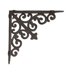 Fabrique de Styles Étagères Murales>Equerre en fonte 20X20cm Naturel