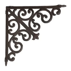 Fabrique de Styles Étagères Murales>Equerre en fonte 24X24cm Naturel