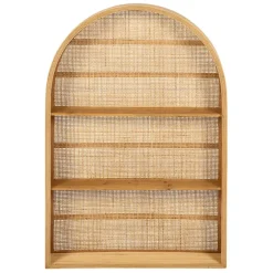 Fabrique de Styles Étagères Murales>Etagère murale 3 niveaux en rotin H91cm - Essencia Naturel