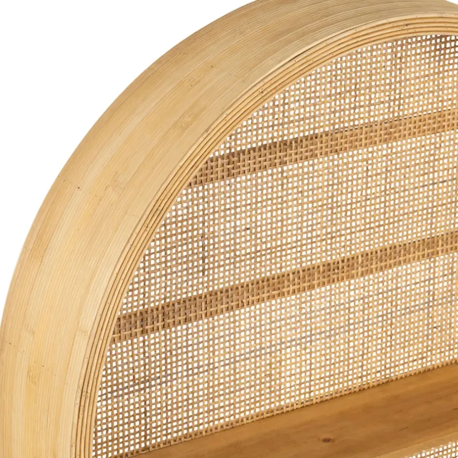 Fabrique de Styles Étagères Murales>Etagère murale 3 niveaux en rotin H91cm - Essencia Naturel