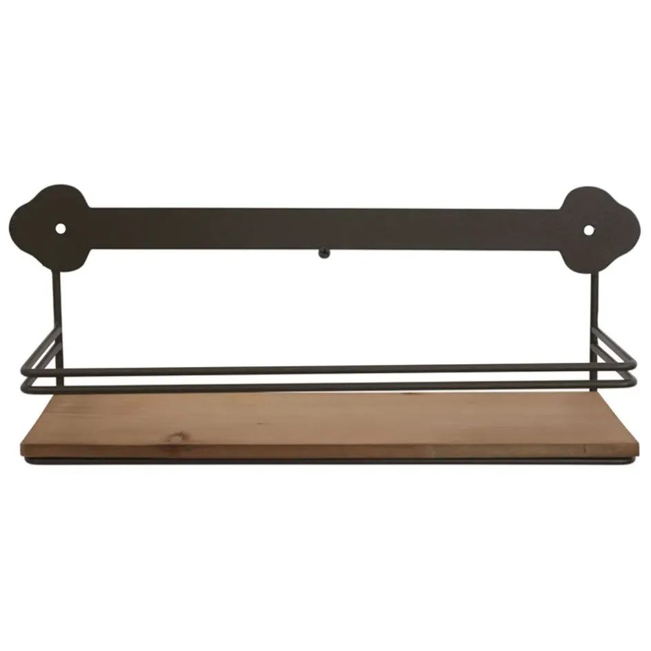 Fabrique de Styles Étagères Murales>Etagère murale en fer brun - Maison De Famille Brun, naturel