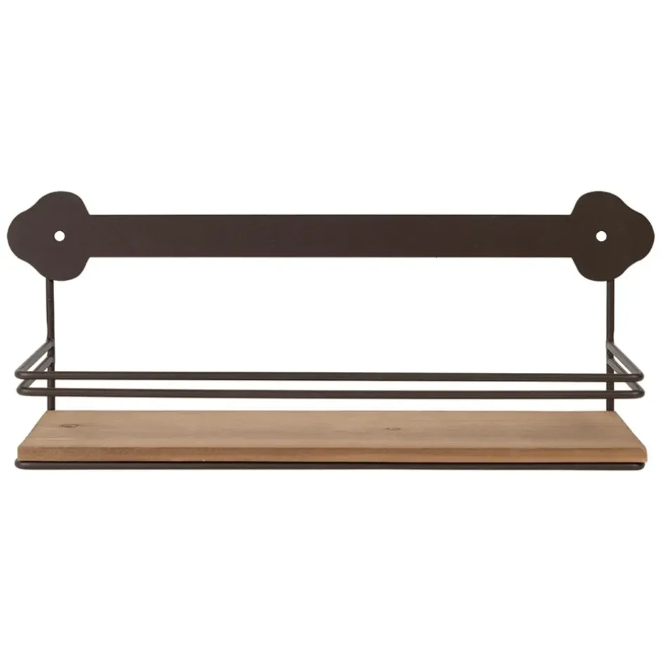 Fabrique de Styles Étagères Murales>Etagère murale en fer brun - Maison De Famille Brun, naturel