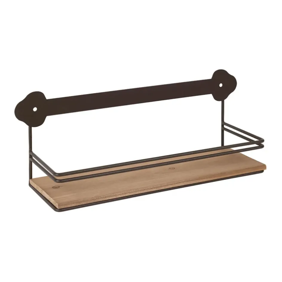 Fabrique de Styles Étagères Murales>Etagère murale en fer brun - Maison De Famille Brun, naturel