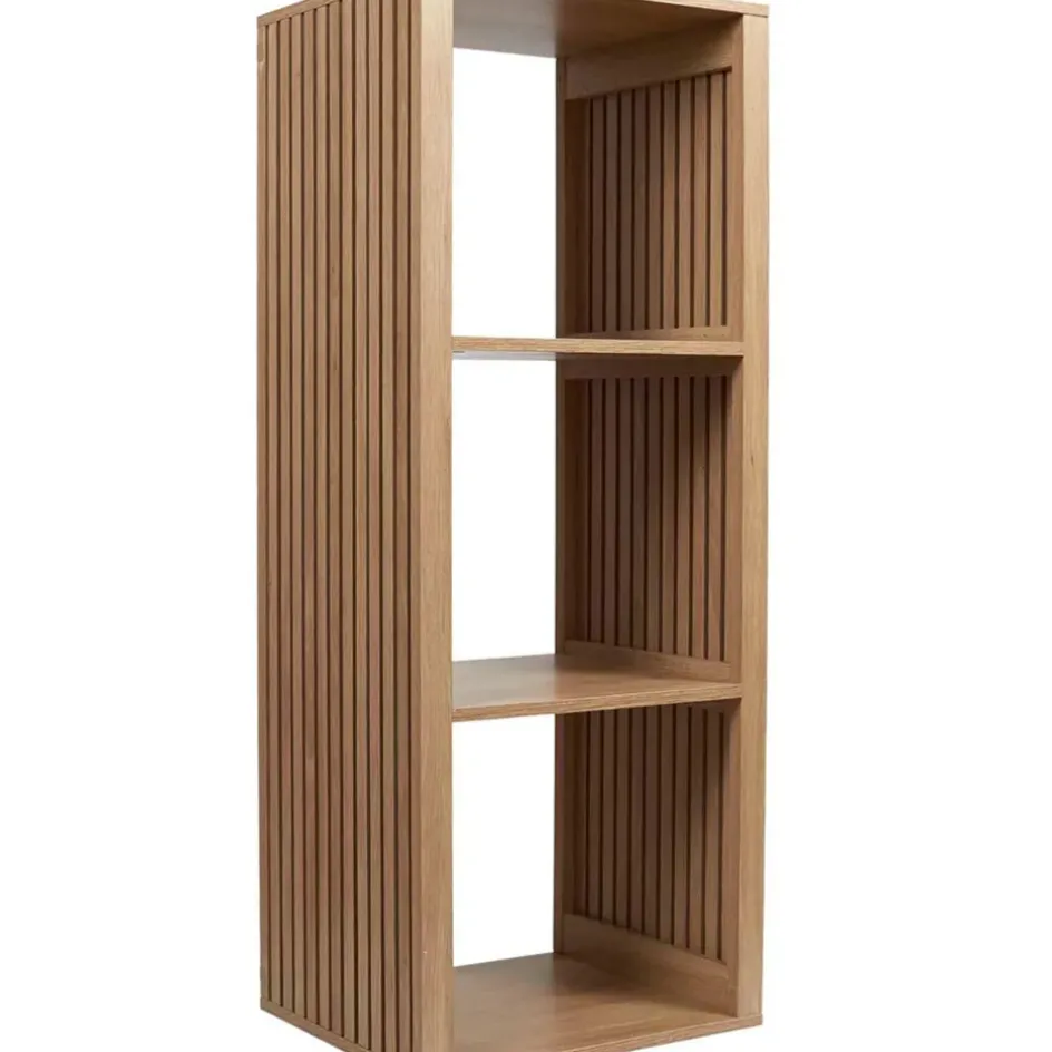 Fabrique de Styles Bibliothèques Et Étagères>Etagères modulables 3 cases H99cm - Kara Marron