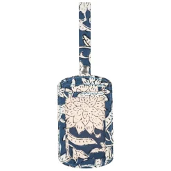 Fabrique de Styles Voyage Et Exploration>Etiquette bagage en coton - Flaura Bleu