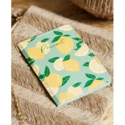 Fabrique de Styles Voyage Et Exploration>Etui passeport x2 10x15cm papier coton recyclé - Retro Summer Multicolore