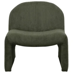 Fabrique de Styles Fauteuils>Fauteuil en tissu côtelé - Minimal Vert