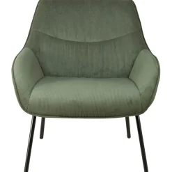 Fabrique de Styles Fauteuils>Fauteuil en velours côtelé sapin - martin Vert