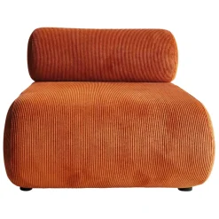 Fabrique de Styles Fauteuils>Fauteuil en velours côtelé - Chelsea Terracotta