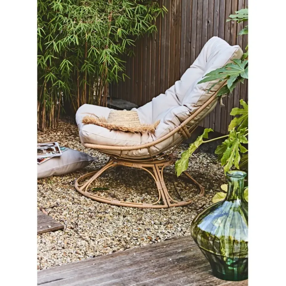 Fabrique de Styles Chaises, Fauteuils|Jardin>Fauteuil extérieur en métal - Petra Beige