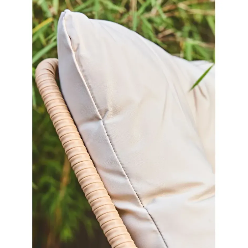 Fabrique de Styles Chaises, Fauteuils|Jardin>Fauteuil extérieur en métal - Petra Beige