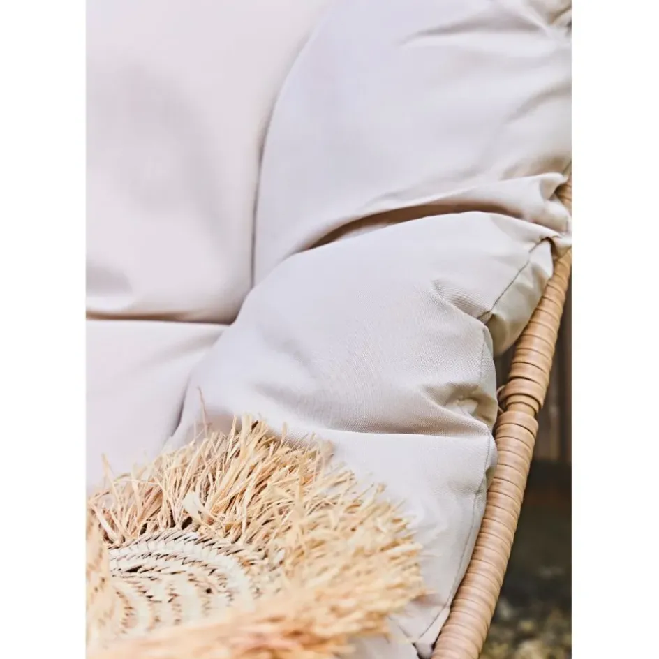 Fabrique de Styles Chaises, Fauteuils|Jardin>Fauteuil extérieur en métal - Petra Beige