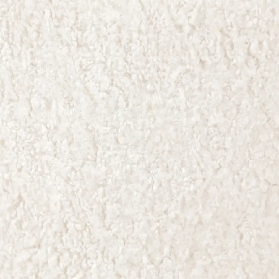 Fabrique de Styles Fauteuils>Fauteuil tissu effet mohair écru - Vesna Ecru