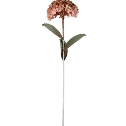 Fabrique de Styles Fleurs Et Plantes Artificielles>Fleur artificielle rose et vert h74cm - Hortensia Rose, Vert