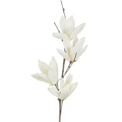 Fabrique de Styles Fleurs Et Plantes Artificielles>Fleur magnolia h115cm Blanc cassé