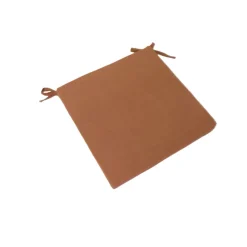 Fabrique de Styles Textiles Outdoor|Jardin>Galette de chaise extérieure en coton 40x40cm - Colors Ficelle