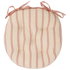 Fabrique de Styles Galettes De Chaise>Galette de chaise ronde en coton Rouge