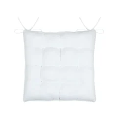 Fabrique de Styles Galettes De Chaise>Galette de chaise 40x40x5cm - Asgard Blanc