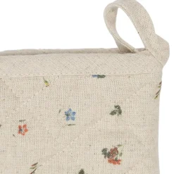 Fabrique de Styles Torchons, Tabliers Et Maniques>Gant manique en coton et lin - P'tite Fleur Naturel