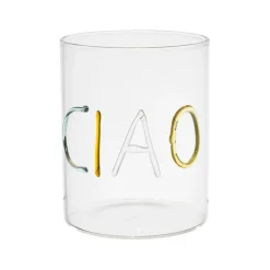 Fabrique de Styles Verres À Eau Et Gobelets>Gobelet ciao en verre 40cl - Dolce Vita Pastel